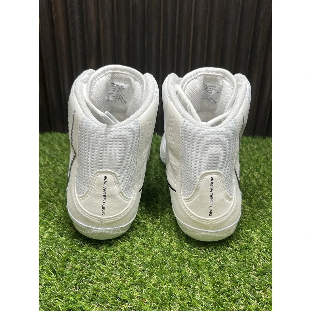 Size 11.5 - Nike Inflict 4 'White Black' HM9674-100 Men's Wrestling Shoes NEW